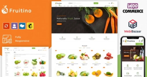 Fruitino Food & Grocery Store Woocommerce Theme 1.0.0
