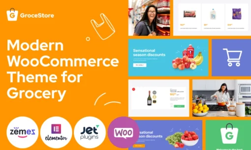 Grocestore Bright And Attractive Grocery Ecommerce Website Woocommerce Theme 1.0.0