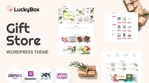 Luckybox Gift Store Elementor Woocommerce Theme 1.0.0