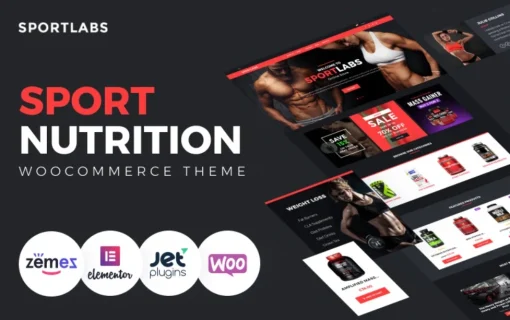 Sportlabs Sport Nutrition Woocommerce Theme 1.0