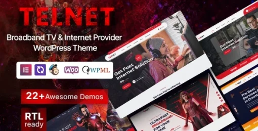 Telnet Broadband Tv & Internet Provider Wordpress Theme 1.0.7